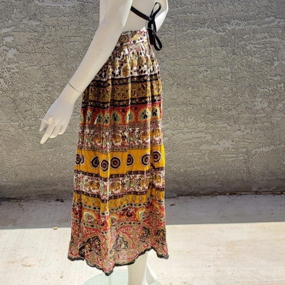 VINTAGE MAX MEHRA COLLECTION Boho‎ Skirt - Picture 3 of 8